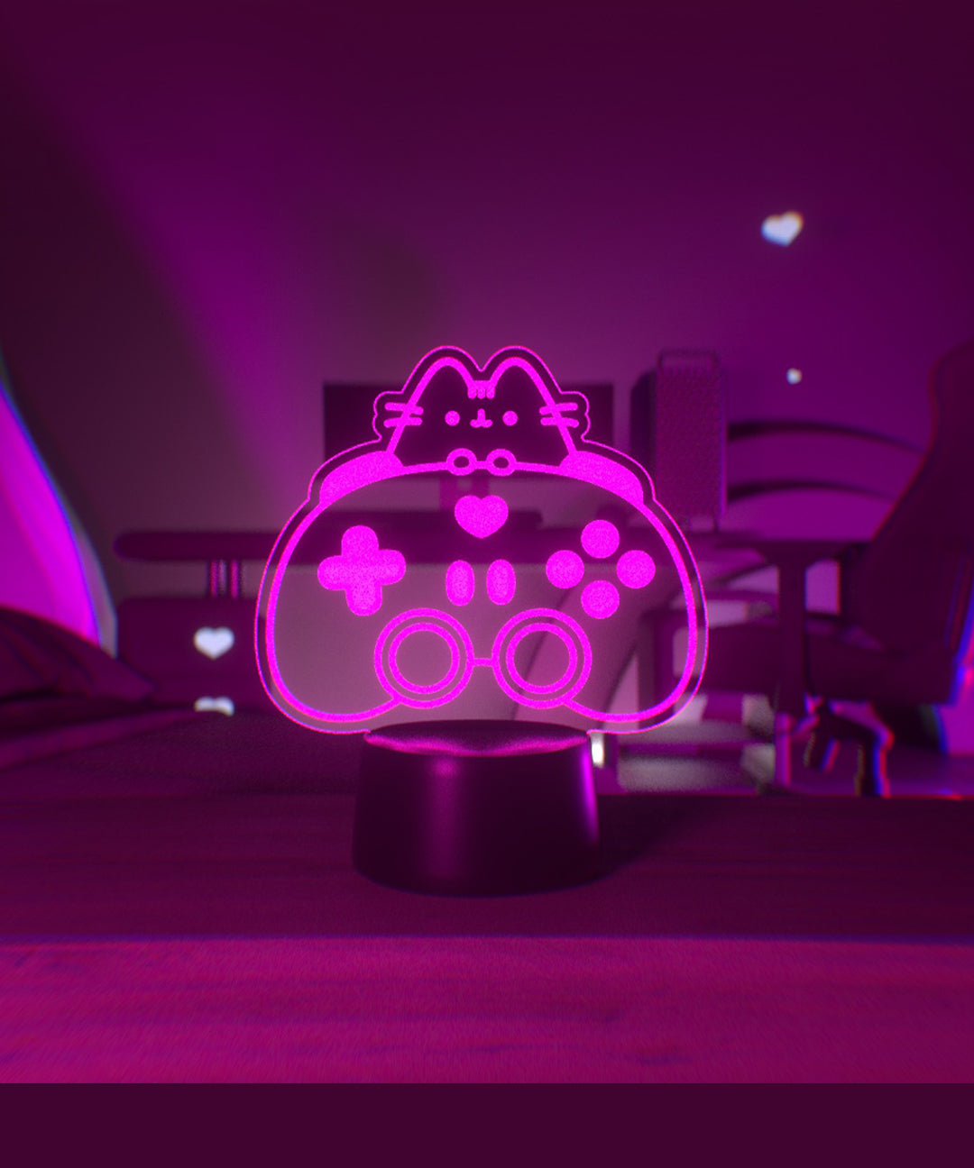 Gamer Pusheen Otaku Lamp