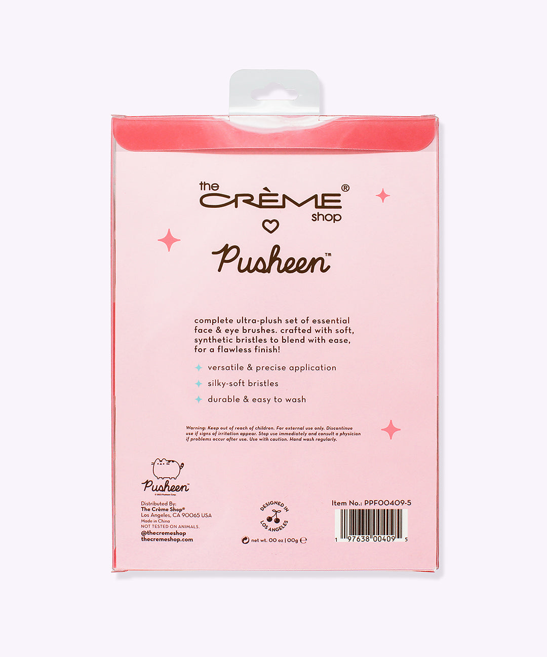 The Crème Shop x Pusheen 5-pc Makeup Brush Set