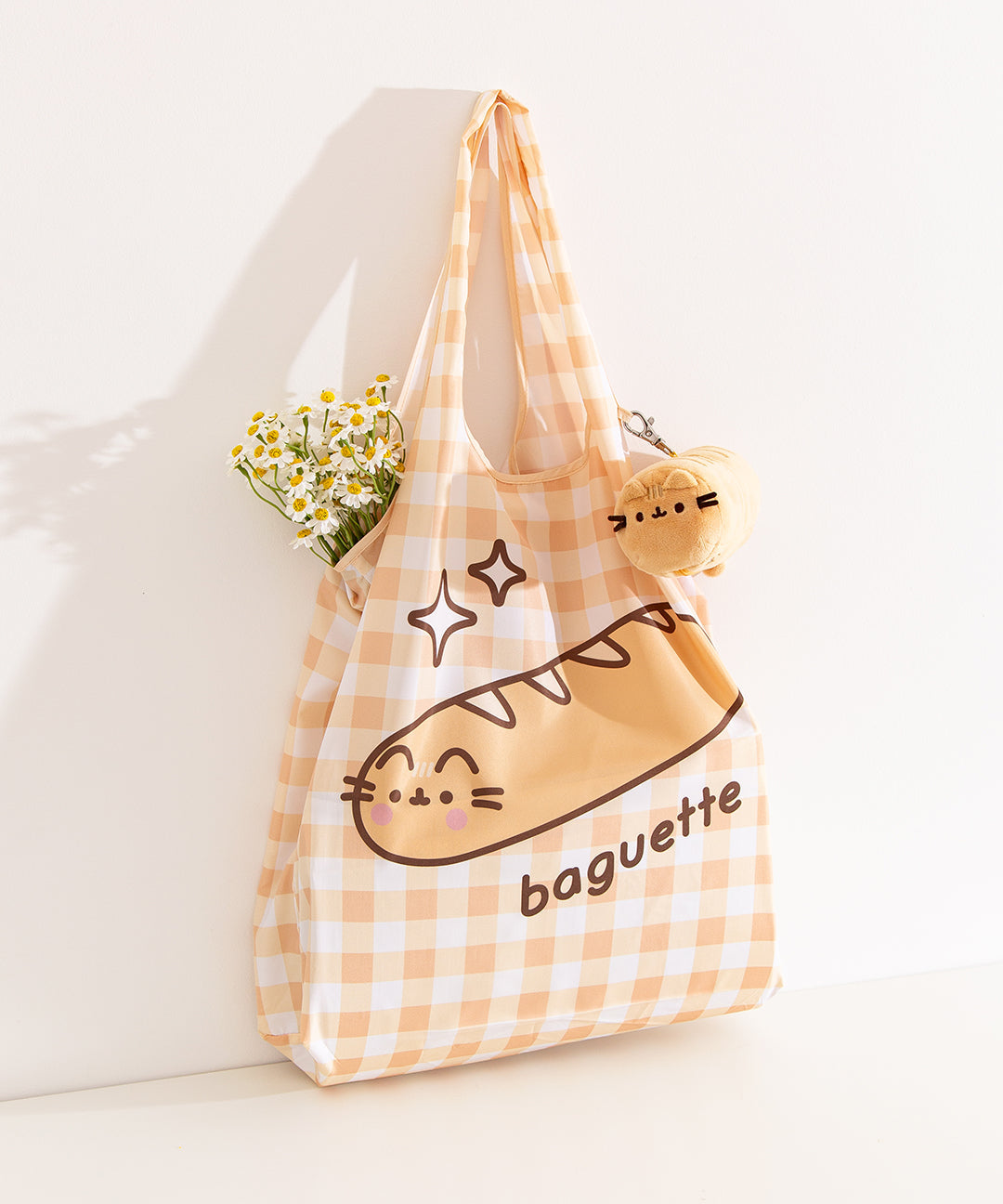 Pusheen Baguette Reusable Bag Keychain Plush
