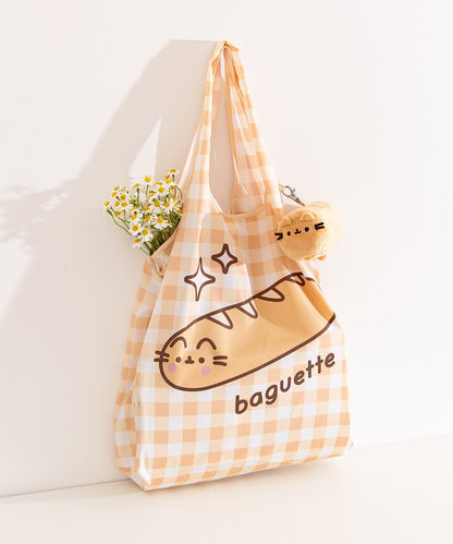Pusheen Baguette Reusable Bag Keychain Plush