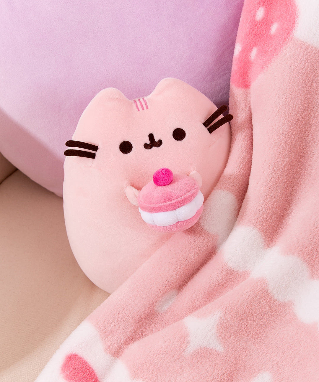 Pusheen Sweets Cherry Macaron Squisheen Plush