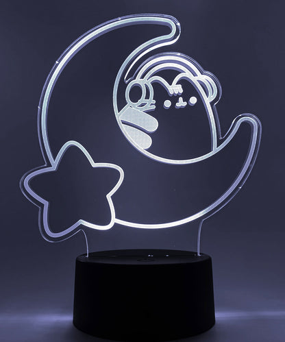 Gamer Pusheen Moon Otaku Lamp