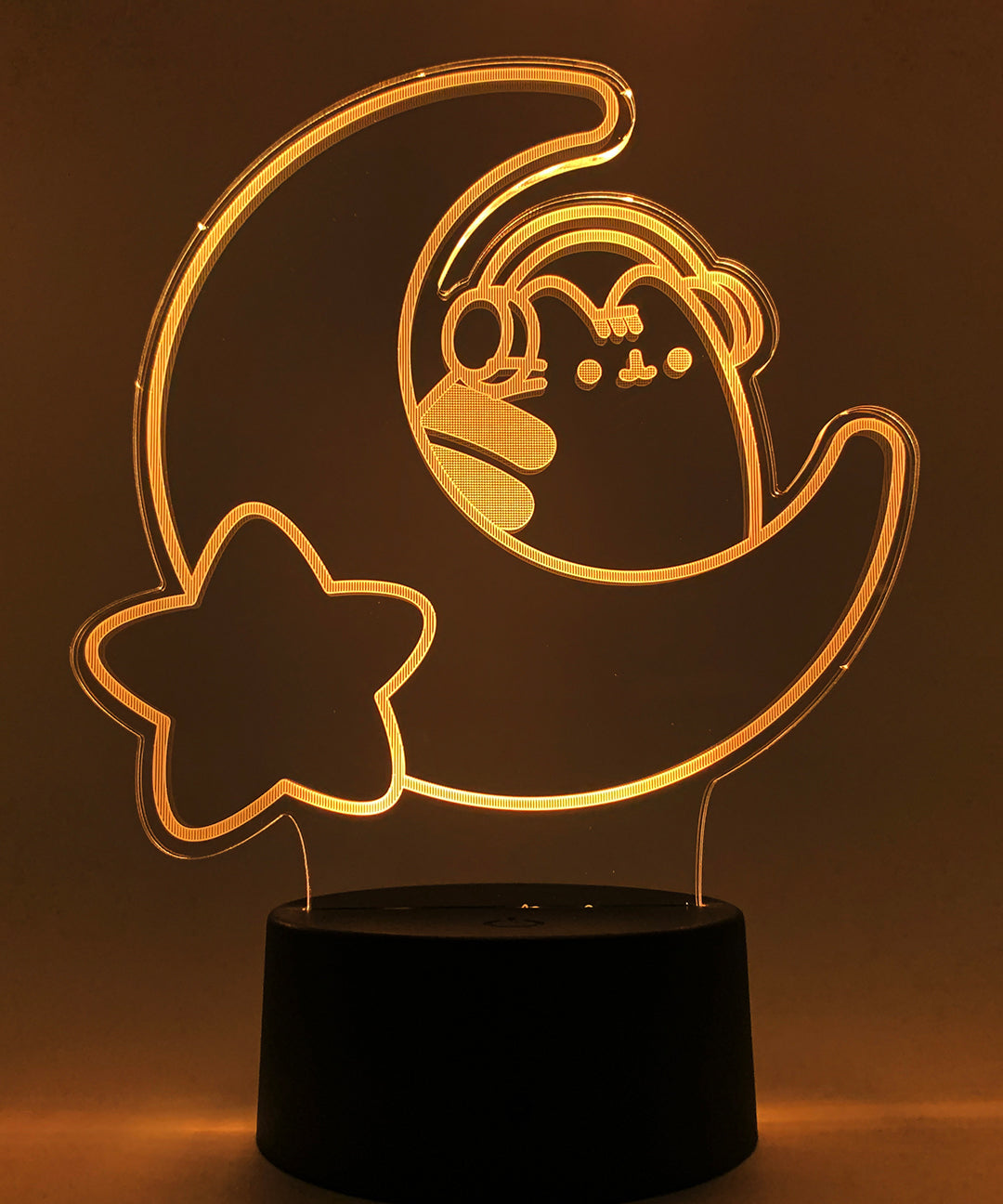 Gamer Pusheen Moon Otaku Lamp