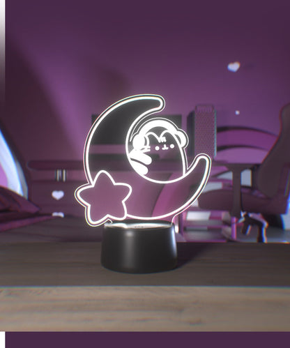Gamer Pusheen Moon Otaku Lamp