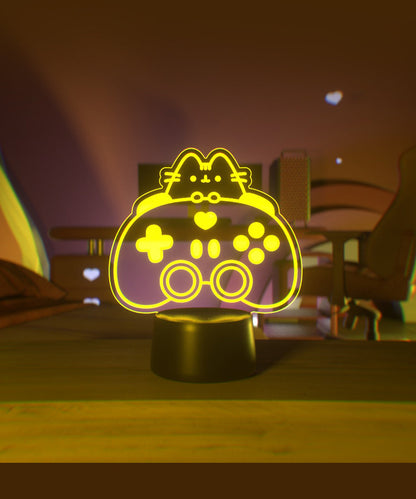 Gamer Pusheen Otaku Lamp