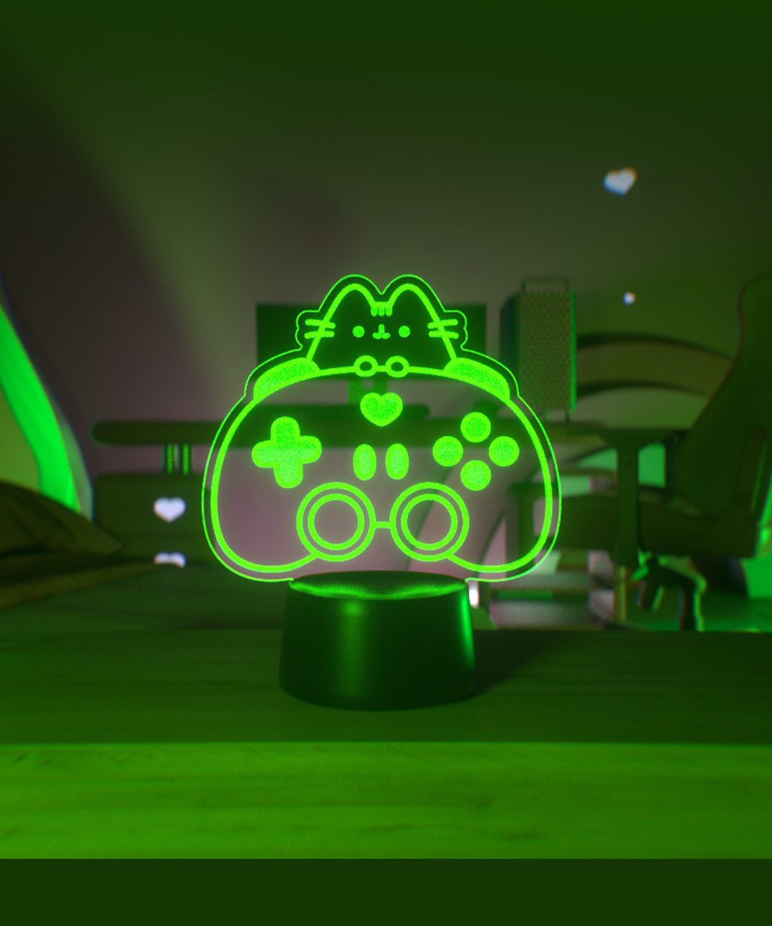 Gamer Pusheen Otaku Lamp