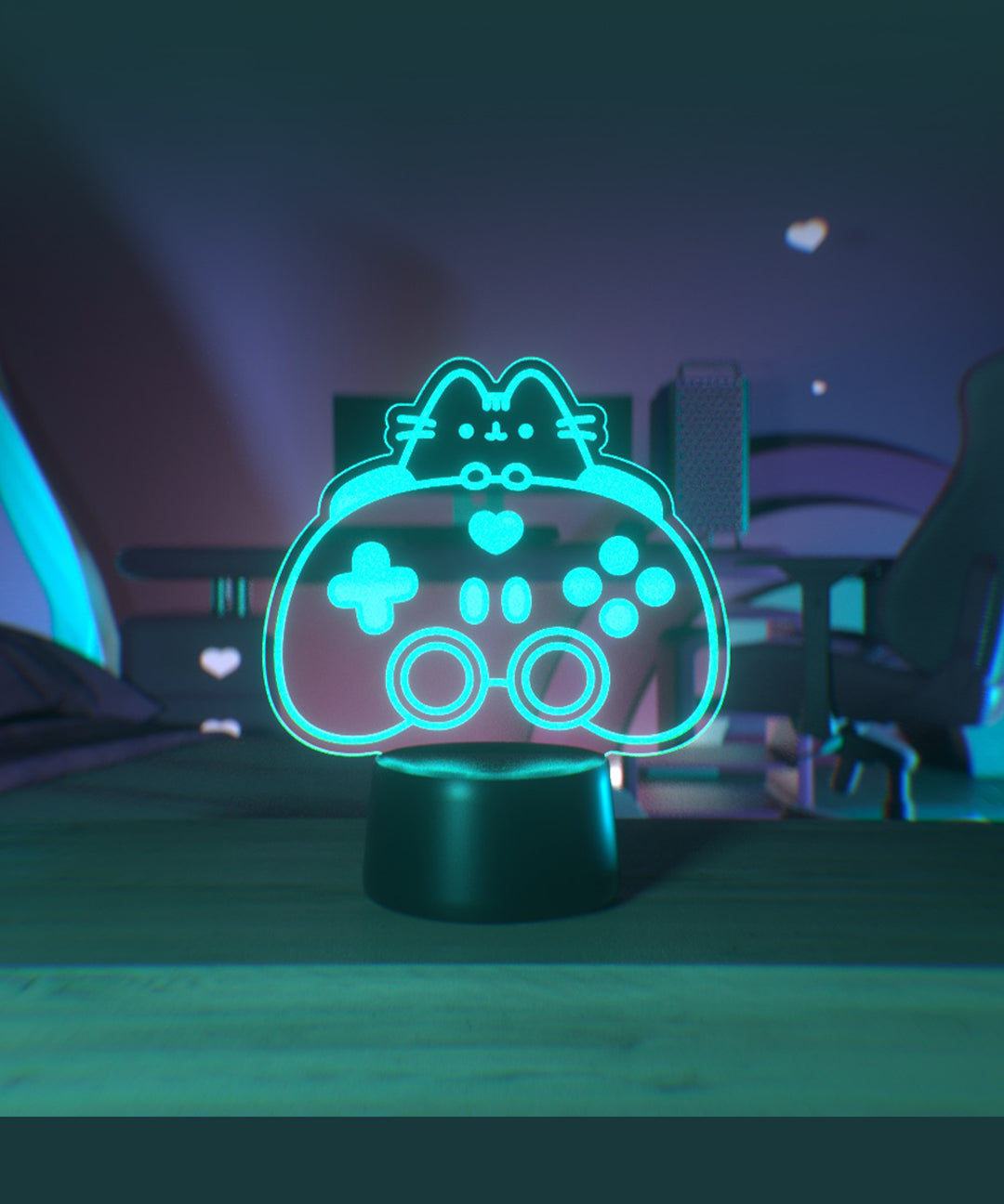 Gamer Pusheen Otaku Lamp