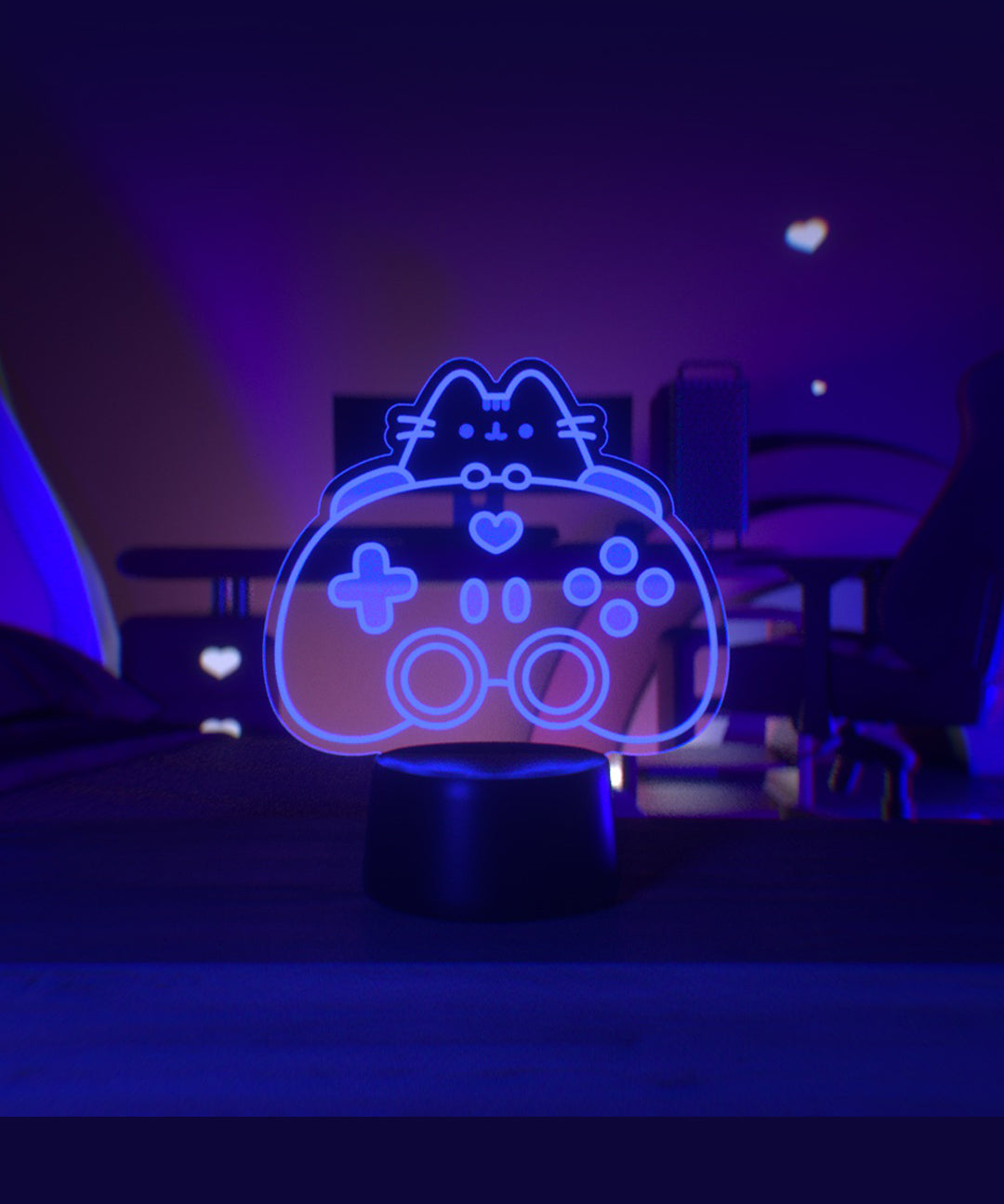 Gamer Pusheen Otaku Lamp