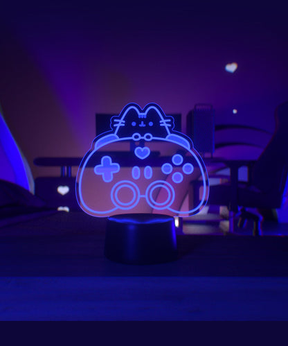 Gamer Pusheen Otaku Lamp