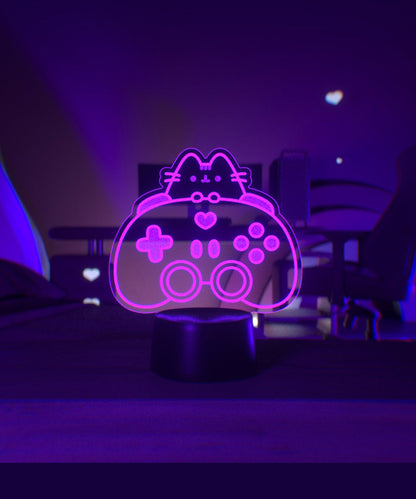 Gamer Pusheen Otaku Lamp