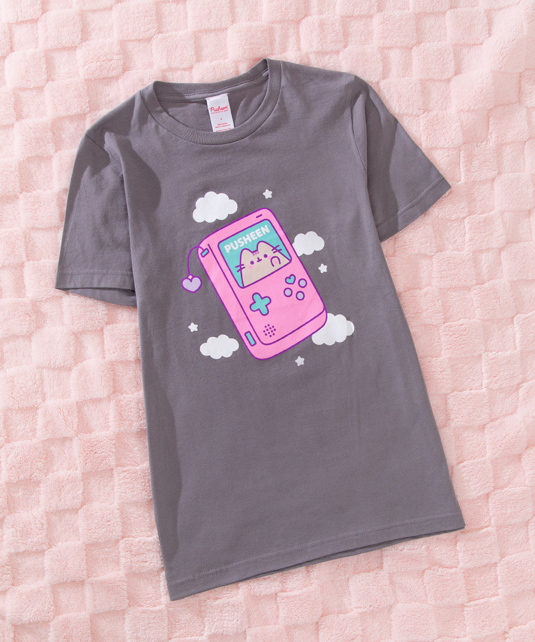 Gamer Pusheen Retro Handheld Tee