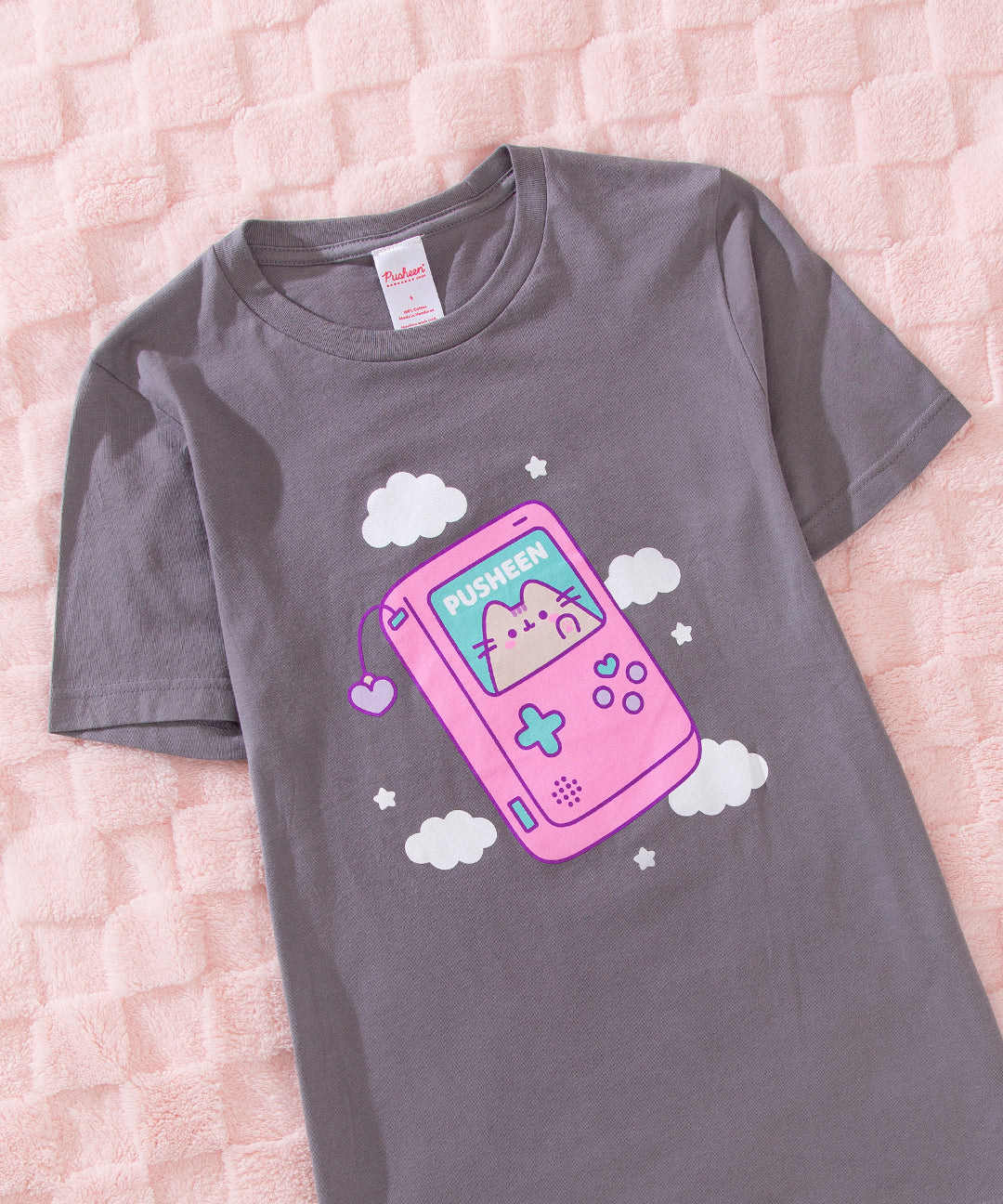 Gamer Pusheen Retro Handheld Tee