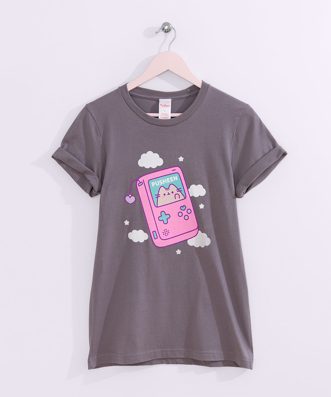 Gamer Pusheen Retro Handheld Tee
