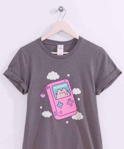 Gamer Pusheen Retro Handheld Tee