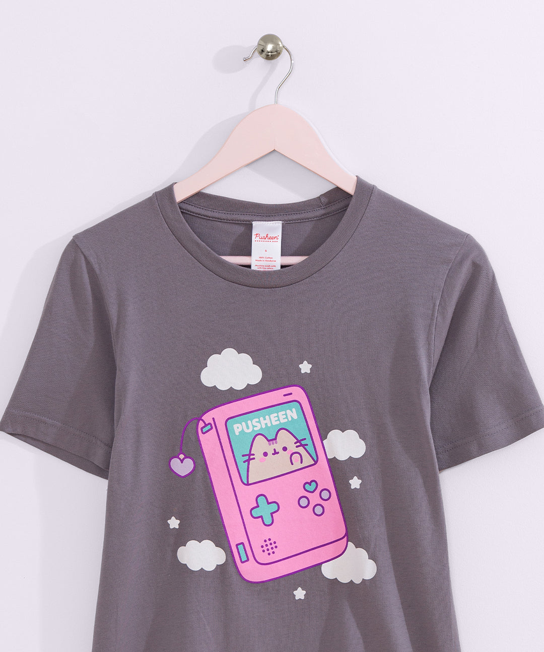 Gamer Pusheen Retro Handheld Tee
