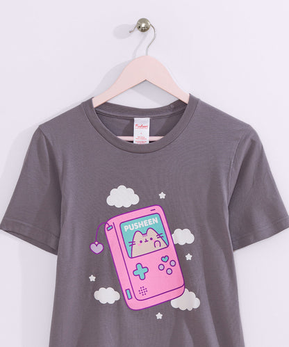 Gamer Pusheen Retro Handheld Tee