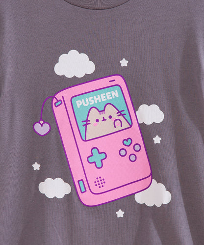 Gamer Pusheen Retro Handheld Tee