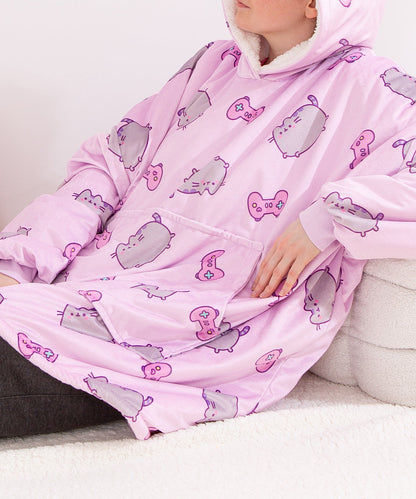 Gamer Pusheen Wearable Blanket Hoodie