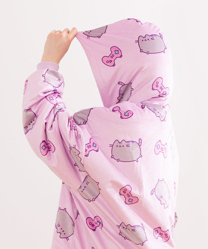 Gamer Pusheen Wearable Blanket Hoodie