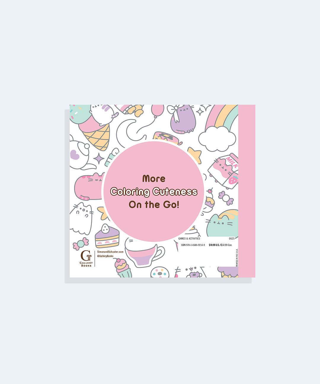 Mini Coloring Cuteness: A Pusheen Coloring & Activity Book