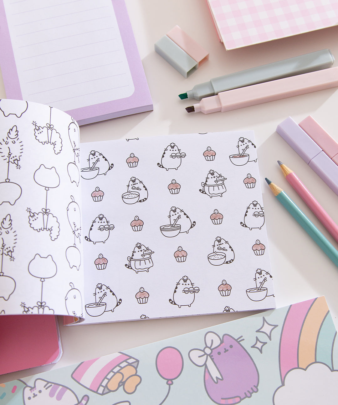 Mini Coloring Cuteness: A Pusheen Coloring & Activity Book
