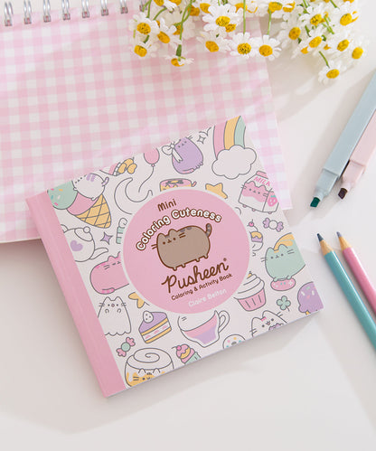 Mini Coloring Cuteness: A Pusheen Coloring & Activity Book