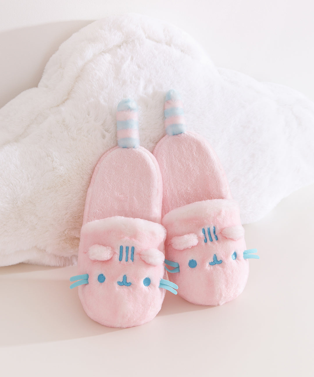 Pink Dreamsheen Plush Slippers