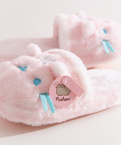 Pink Dreamsheen Plush Slippers