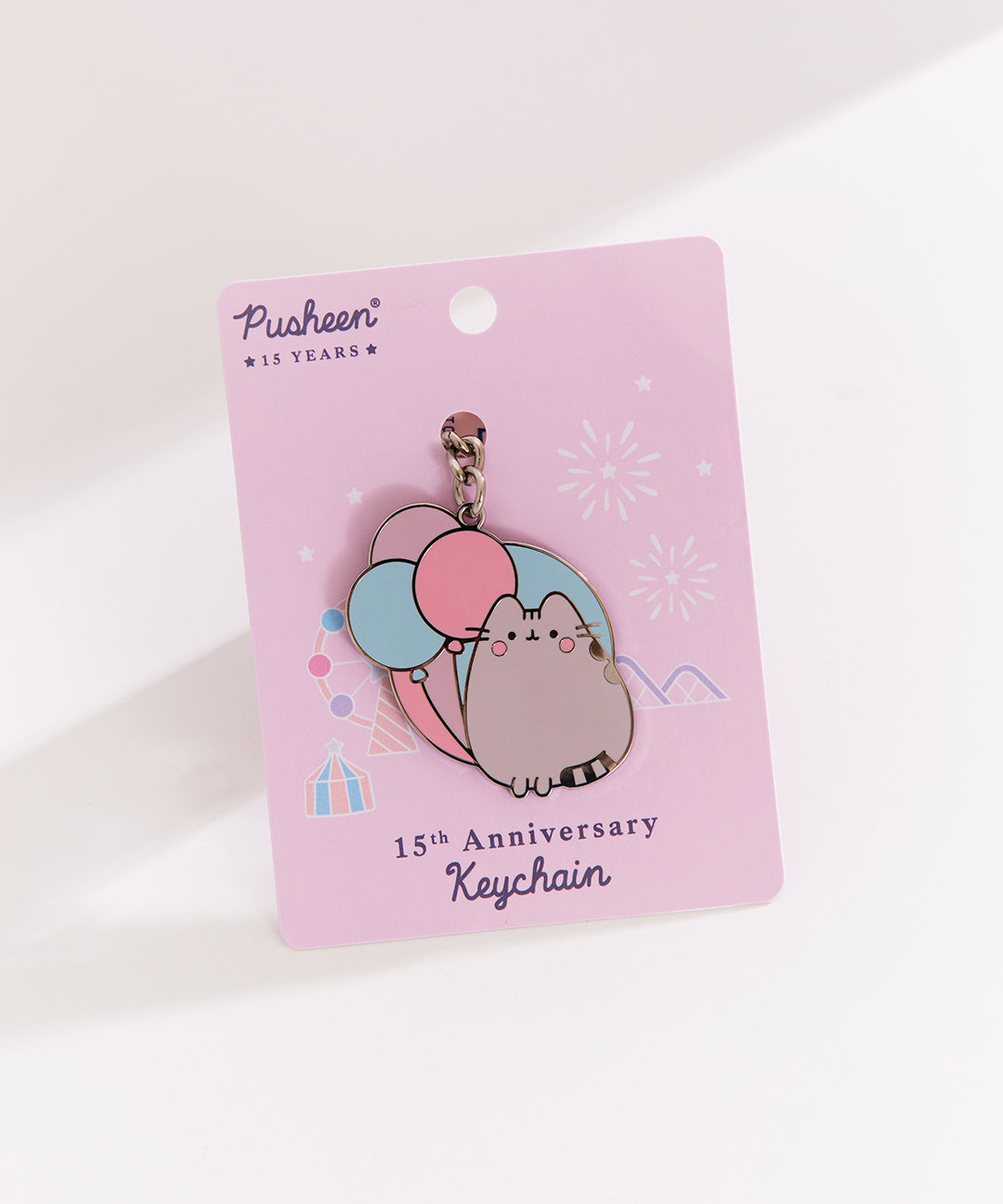 Pusheen 15th Anniversary Keychain