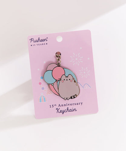 Pusheen 15th Anniversary Keychain