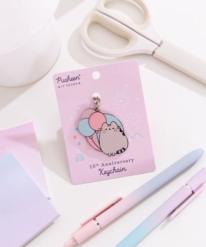 Pusheen 15th Anniversary Keychain