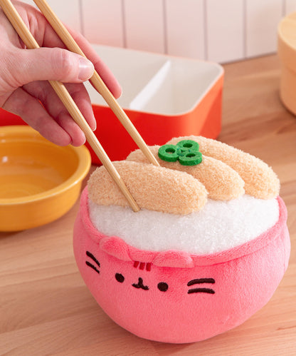 Pusheen Katsu Rice Bowl Plush