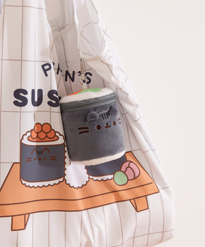 Pusheen Sushi Reusable Bag Keychain Plush