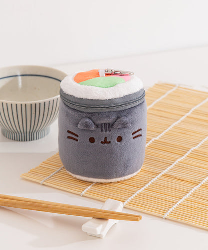 Pusheen Sushi Reusable Bag Keychain Plush