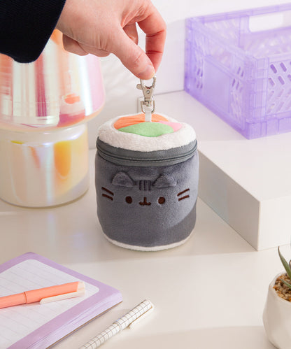 Pusheen Sushi Reusable Bag Keychain Plush