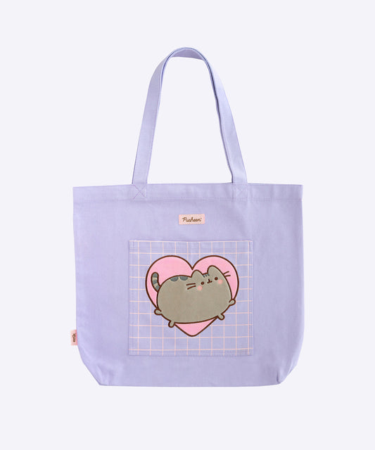 Pusheen Heart Deluxe Tote Bag