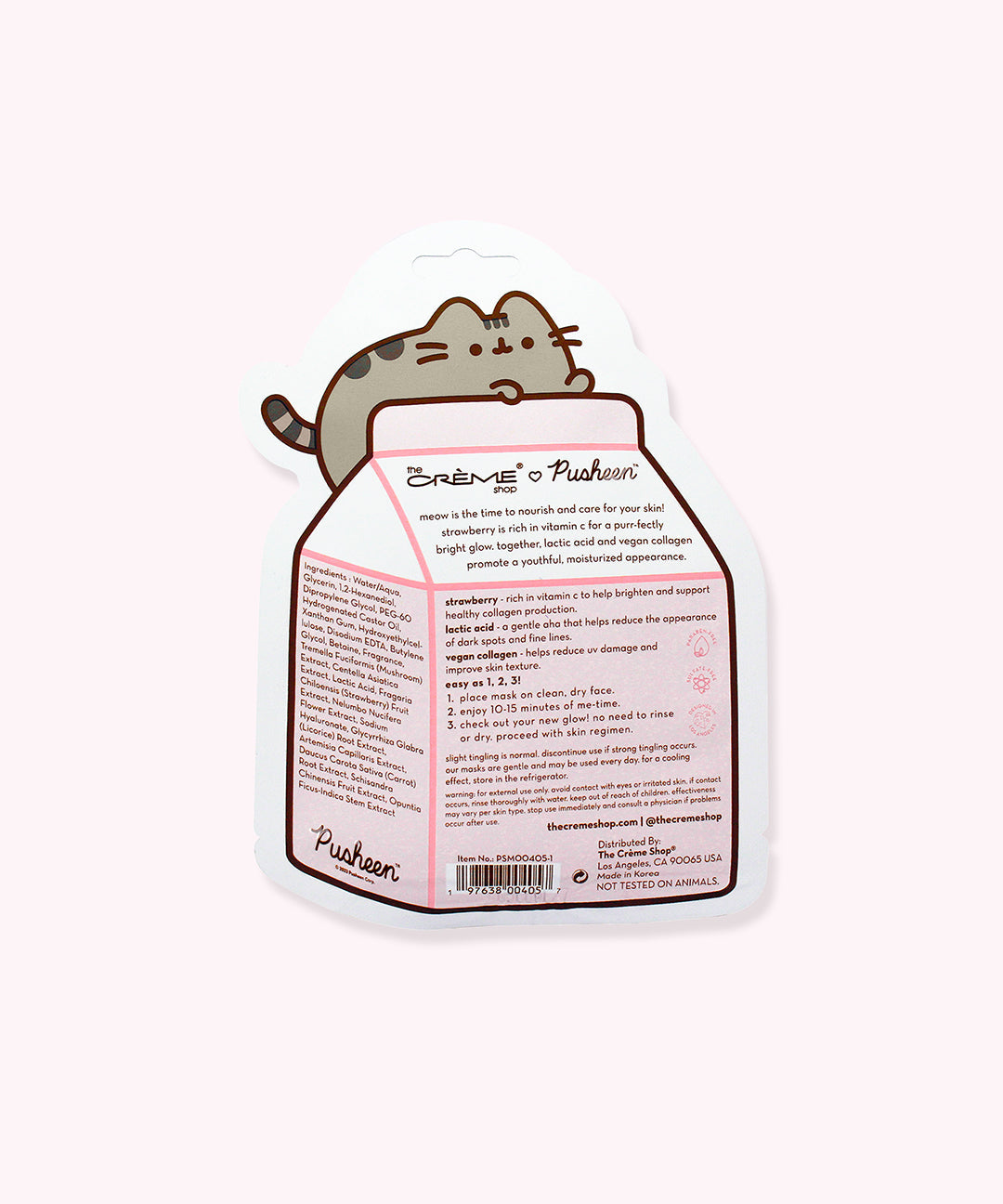 The Crème Shop x Pusheen Sheet Masks - 3-pack