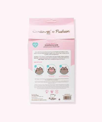 The Crème Shop x Pusheen Sheet Masks - 3-pack